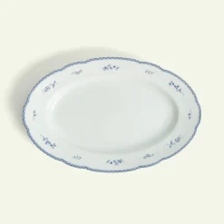 Blå Herregård serveringsfat 39 cm Fyrklövern