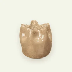 Broste Copenhagen Esther vase/lyslykt 20 x 20 cm, Light Sand  Fyrklövern