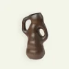 Broste Copenhagen Isolde vase 21 x 35 cm, Antique Brown Fyrklövern