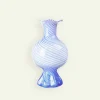 Broste Copenhagen Mella vase 17,5 x 30 cm, Intense Blue Fyrklövern