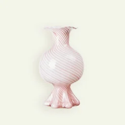 Broste Copenhagen Mella vase 17,5 x 30 cm, Fairy Pink Fyrklövern