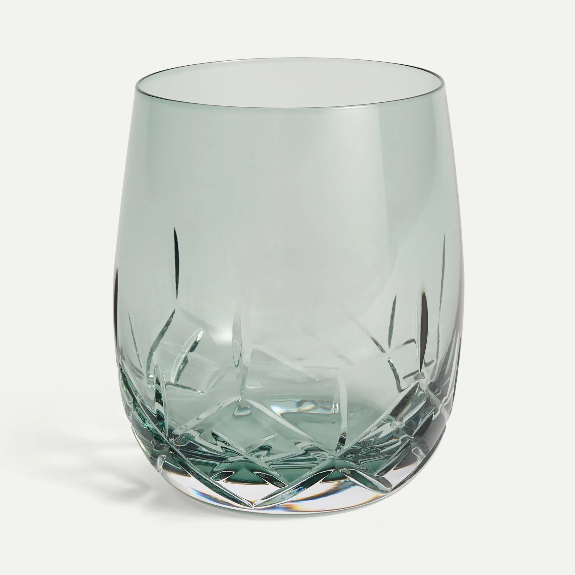 Crown vannglass 30 cl 4-pk, Grønn Fyrklövern