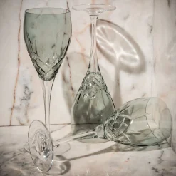 Crown vinglass 30 cl, Grønn Fyrklövern