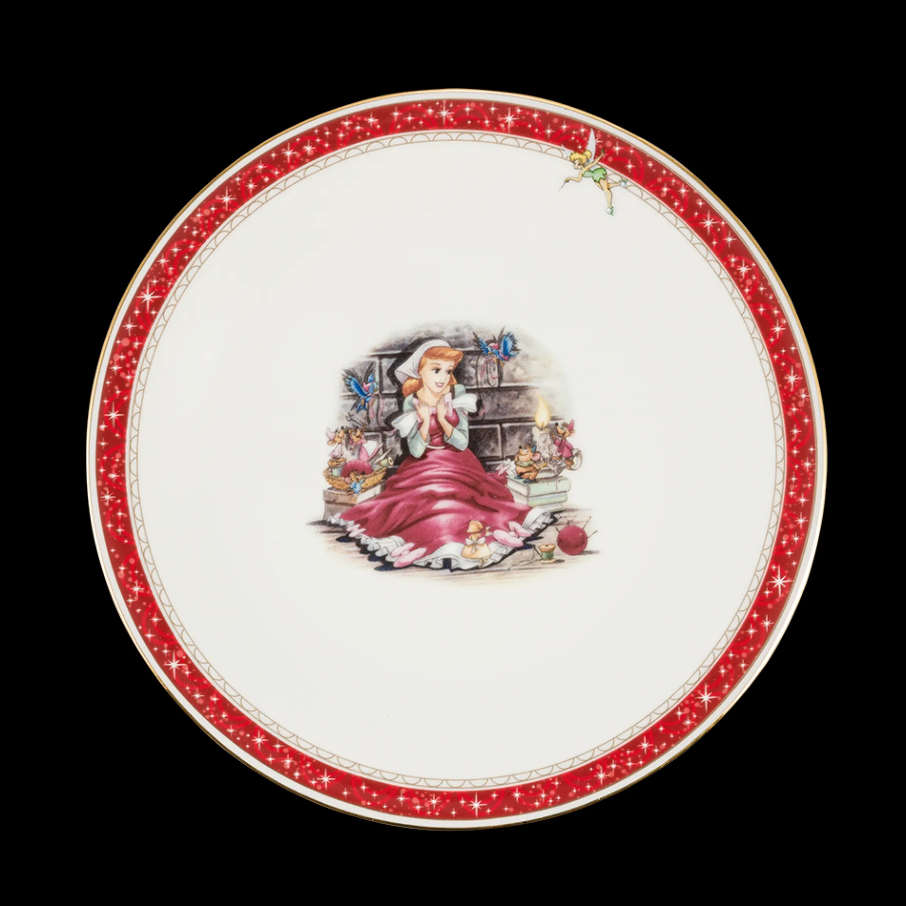 Disney Jul Jubileum asjett 21 cm Askepott Fyrklövern