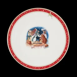 Disney Jul Jubileum asjett 21 cm Lady & Landstrykeren Fyrklövern