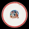 Disney Jul Jubileum tallerken 27 cm Lady & Landstrykeren Fyrklövern