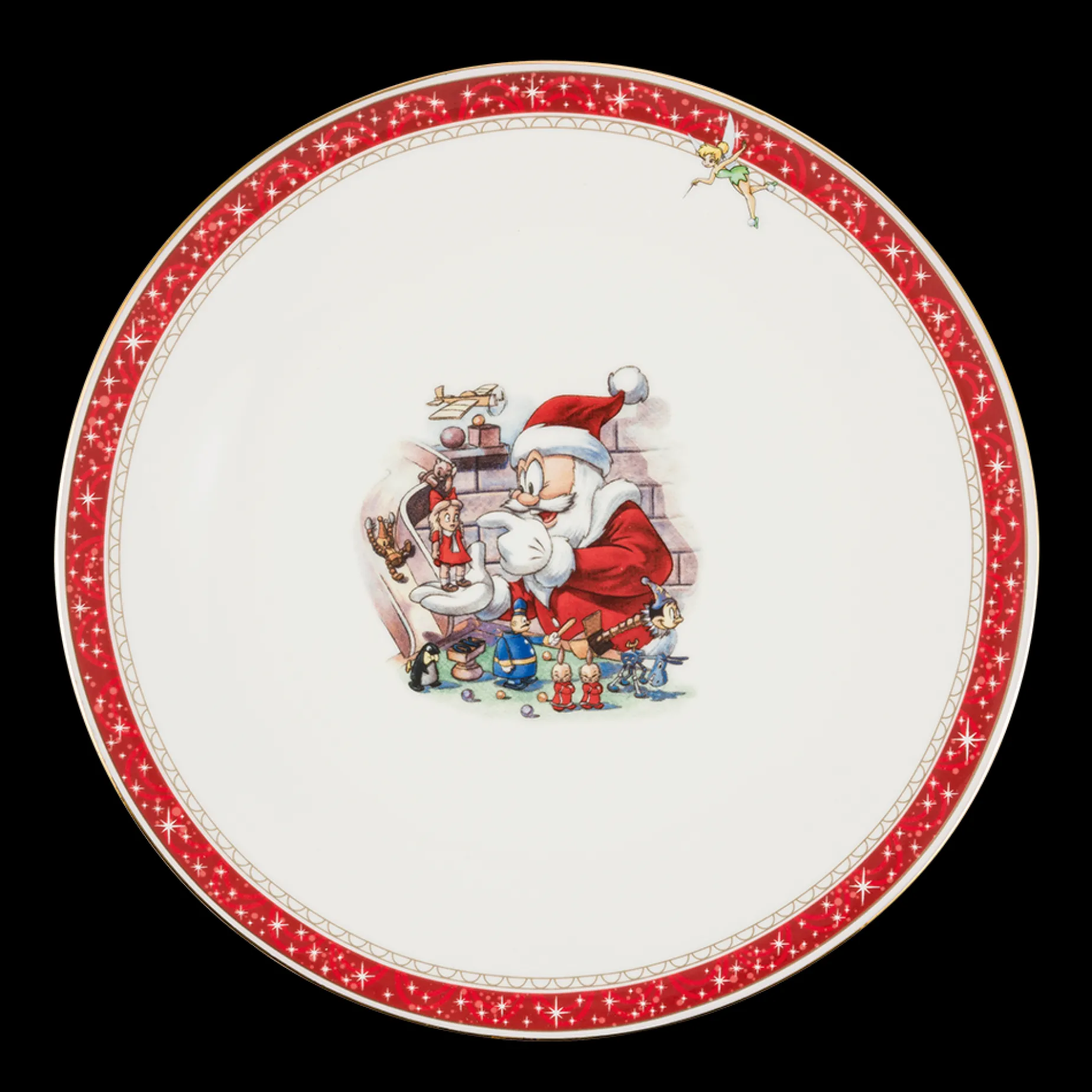 Disney Jul Jubileum tallerken 27 cm Nissens verksted Fyrklövern