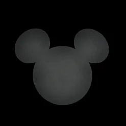 Disney Mickey Mouse glassbrikker antrasitt, 4-pk Fyrklövern