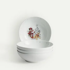 Disney Vinter skål 18 cm 4-pk Fyrklövern