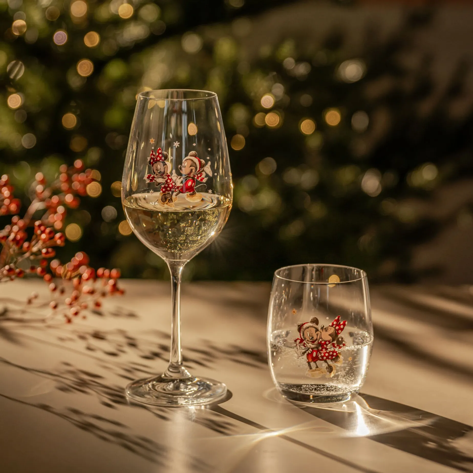 Disney Vinter vannglass 30 cl 4-pk Fyrklövern