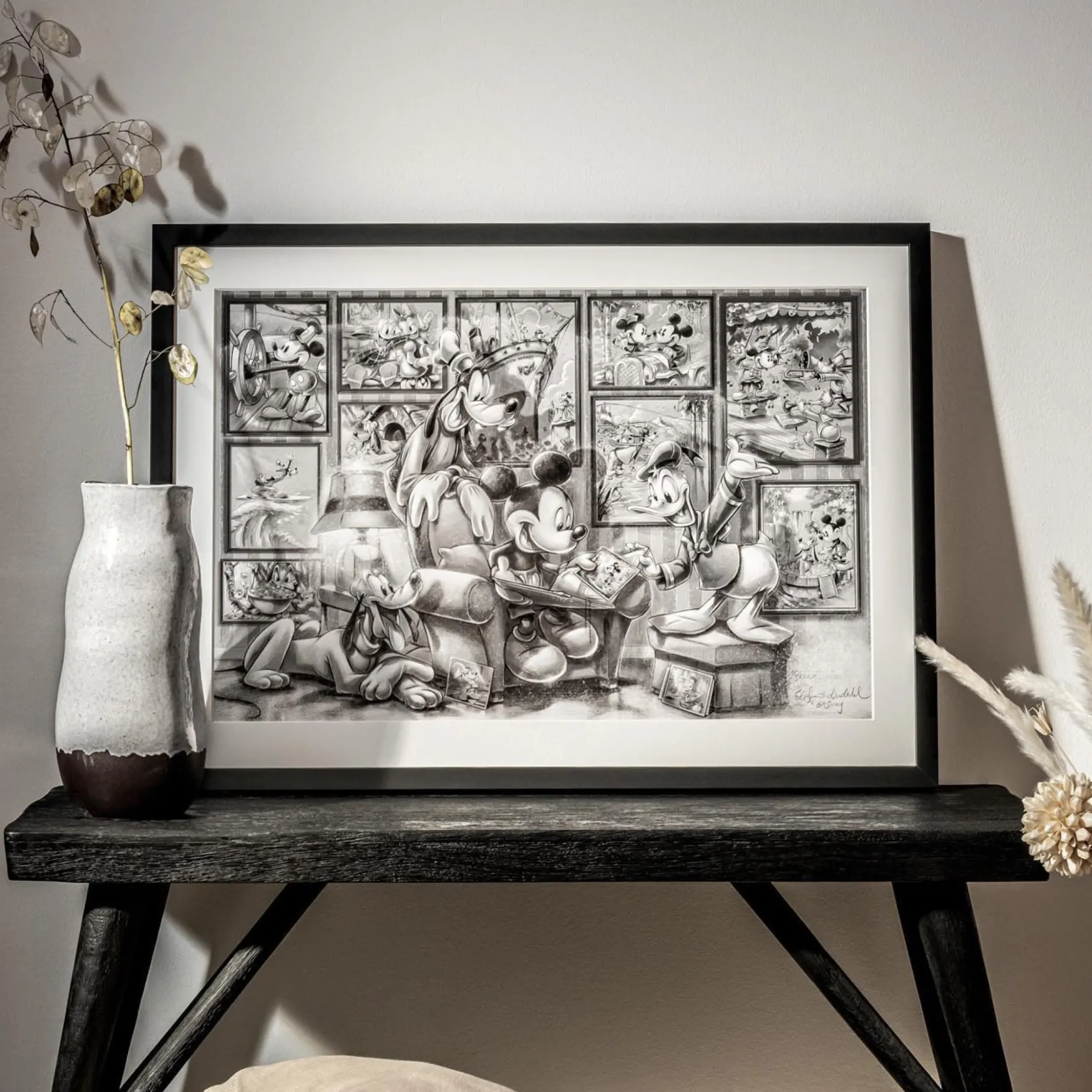 Disney Wonderful Memories litografi 43 x 65 cm Fyrklövern