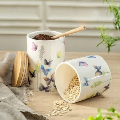 Dream Collection krukke med bambuslokk 18 cm Fyrklövern