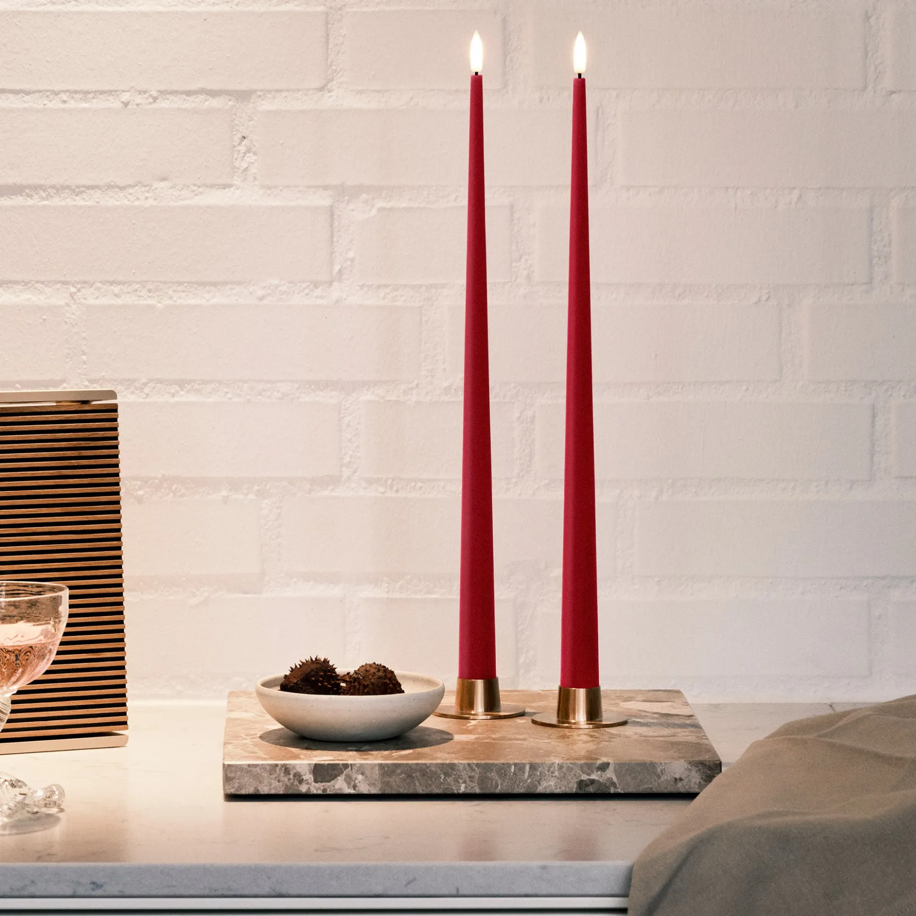 ester & erik LED-lys 30 cm 2-pk, Winter Berry 36 Fyrklövern