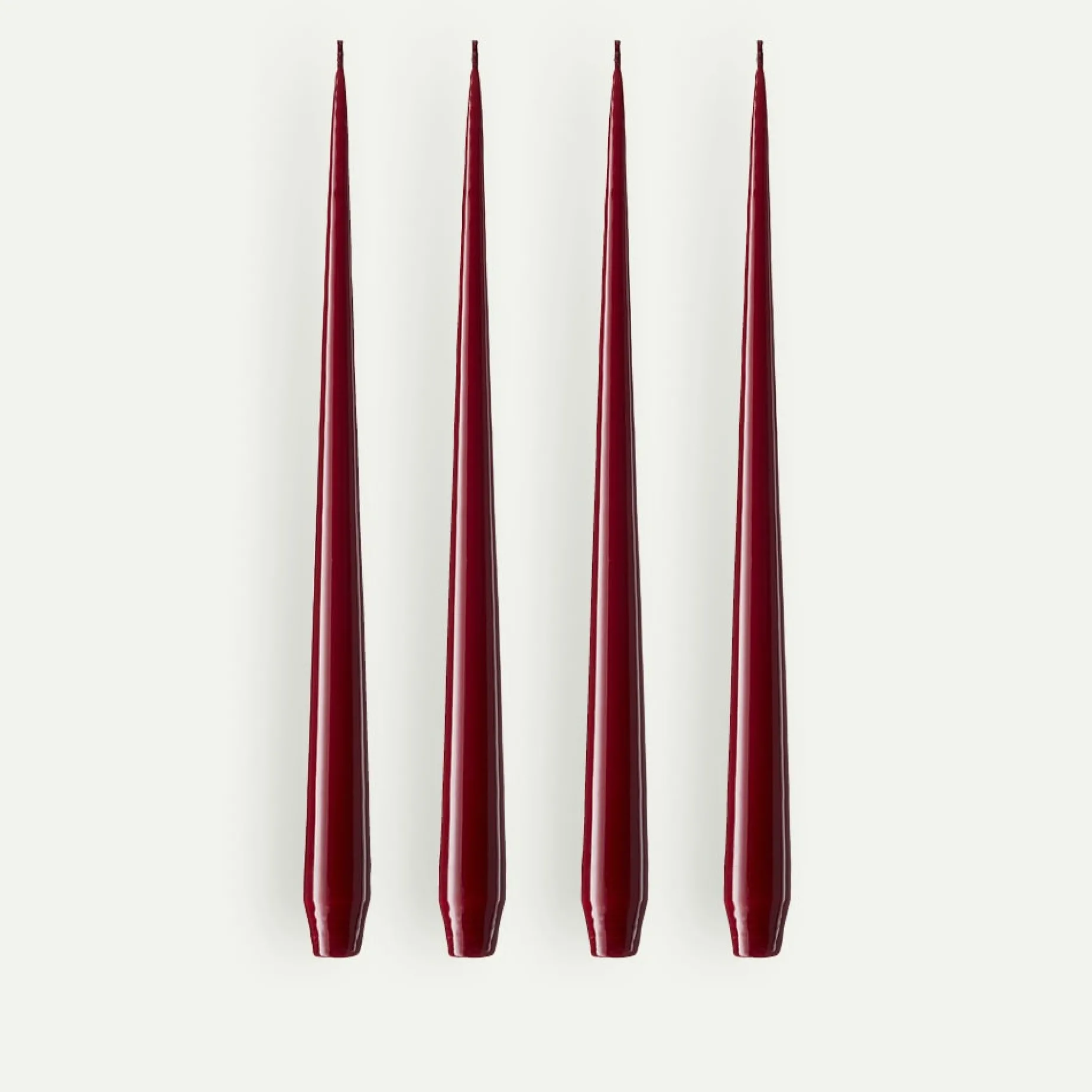 ester & erik lys 32 cm 4-pk, Wine 44 lakk Fyrklövern