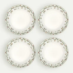 Juleminner dyp tallerken 20 cm 4-pk, Minner Fyrklövern