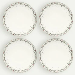 Juleminner tallerken 28 cm 4-pk, Tradisjon Fyrklövern