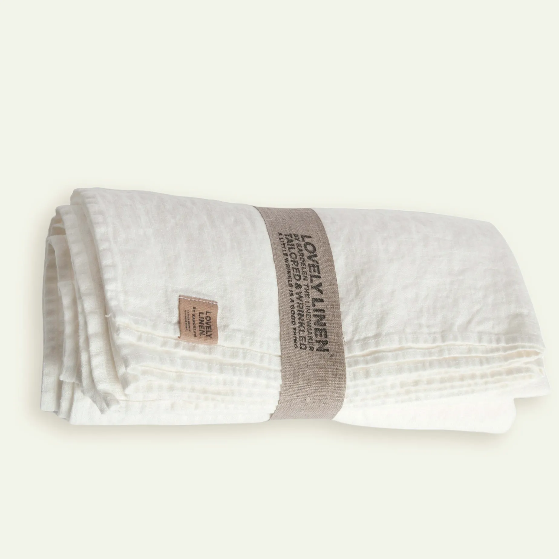 Lovely Linen Lovely duk 145 x 250 cm, Off White Fyrklövern