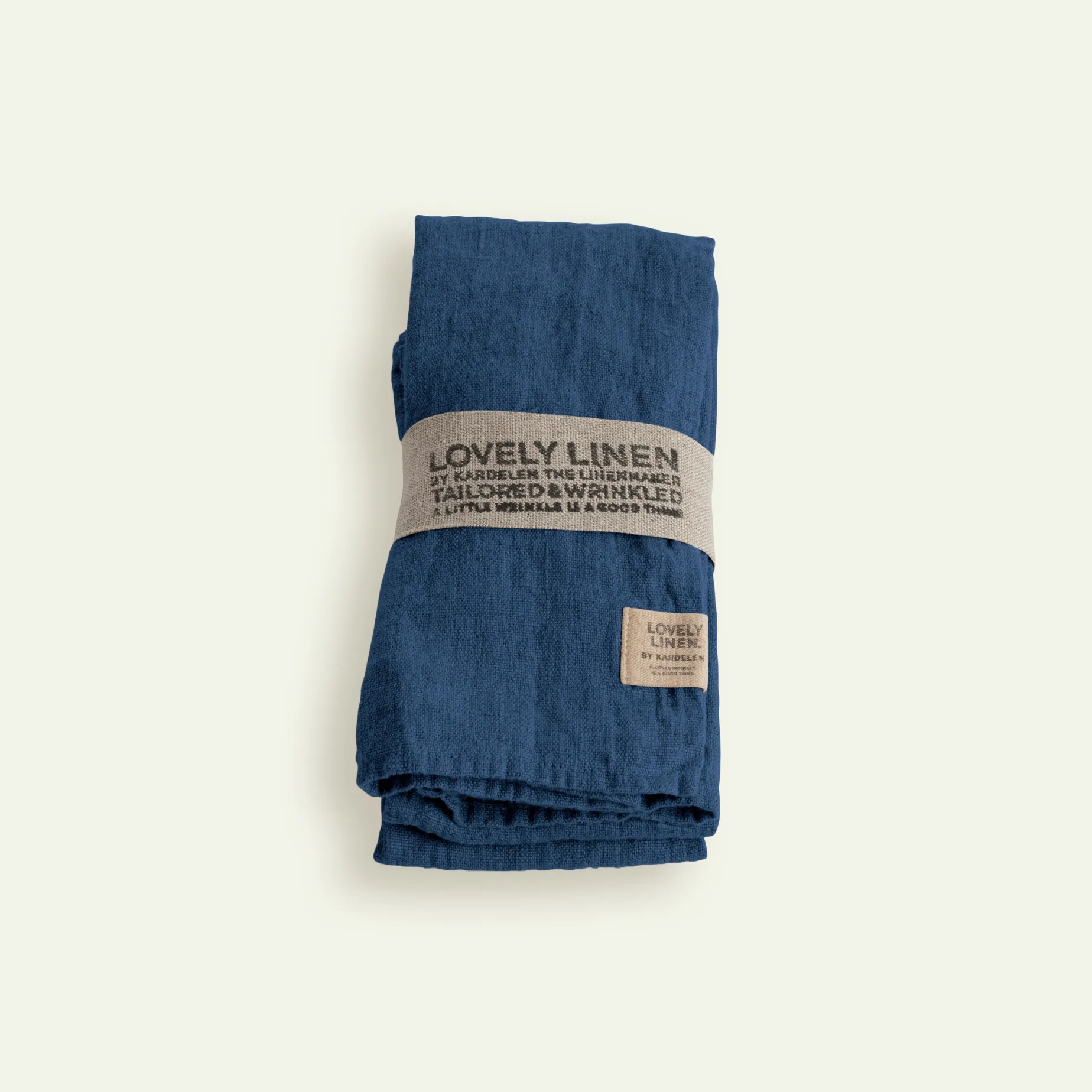 Lovely Linen Lovely serviett 45 x 45 cm 4-pk, Denim Blue Fyrklövern