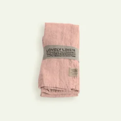 Lovely Linen Lovely serviett 45 x 45 cm 4-pk, Litchi Fyrklövern