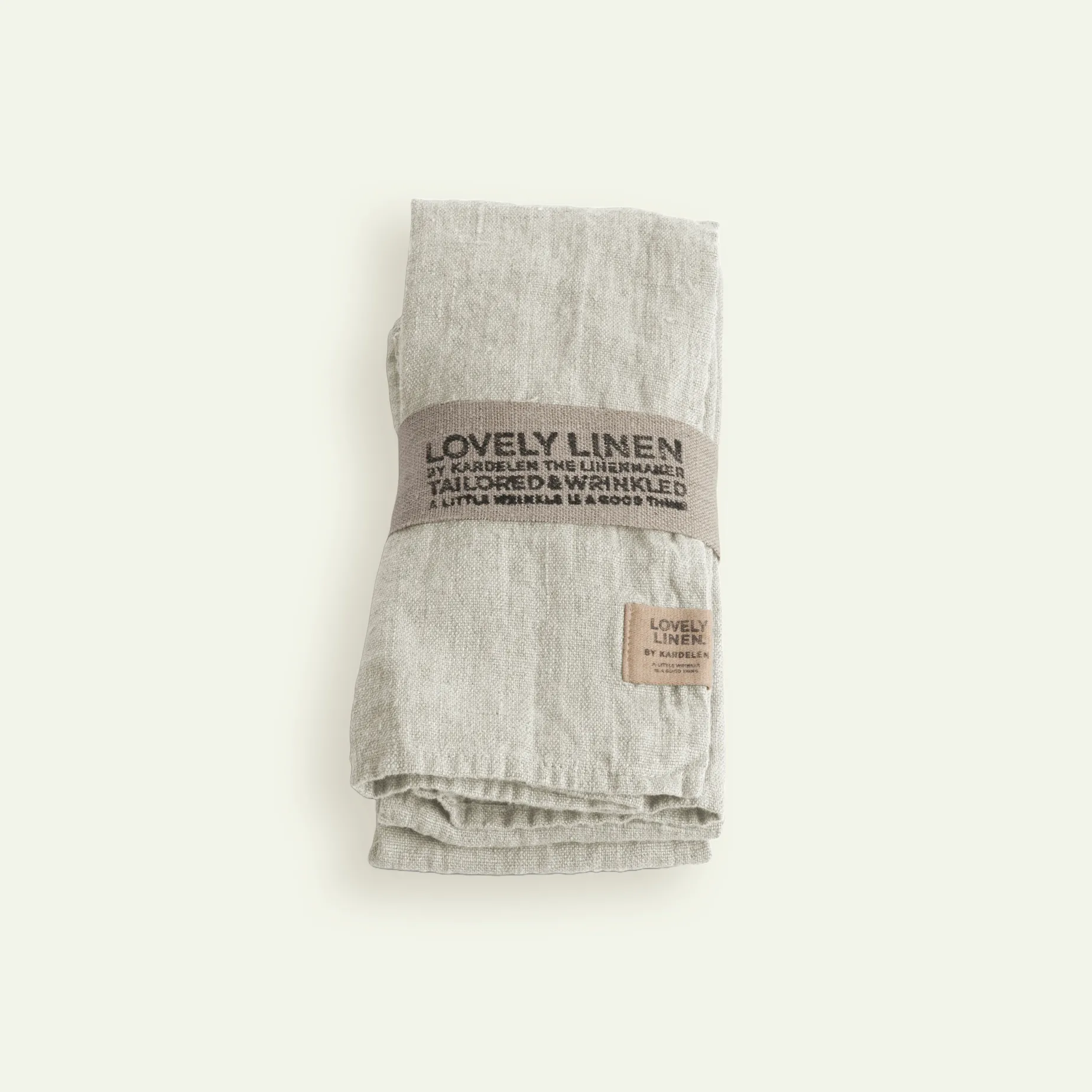Lovely Linen Lovely serviett 45 x 45 cm 4-pk, Light Grey Fyrklövern