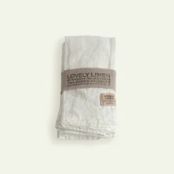 Lovely Linen Lovely serviett 45 x 45 cm 4-pk, Off-White Fyrklövern