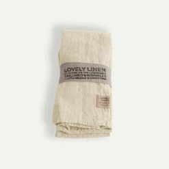 Lovely Linen Lovely serviett 45 x 45 cm 4-pk, Vanilla Fyrklövern