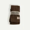 Lovely Linen Lovely serviett 45 x 45 cm 4-pk, Chocolate Fyrklövern