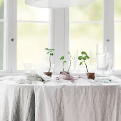 Lovely Linen Lovely serviett 45 x 45 cm 4-pk, Light Grey Fyrklövern