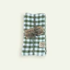 Lovely Linen Misty serviett 45 x 45 cm 4-pk, Square Jeep Green Fyrklövern