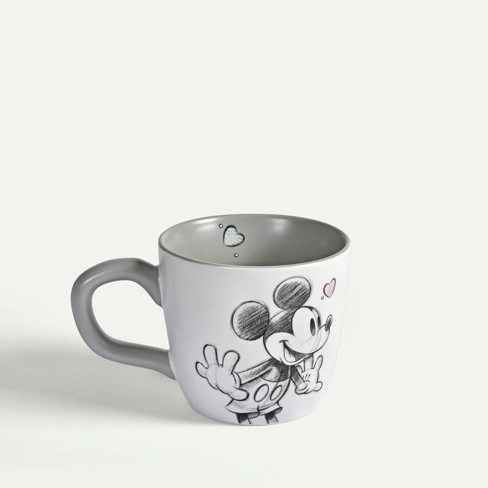 Mickey Mouse Love krus 30 cl, Grå Fyrklövern