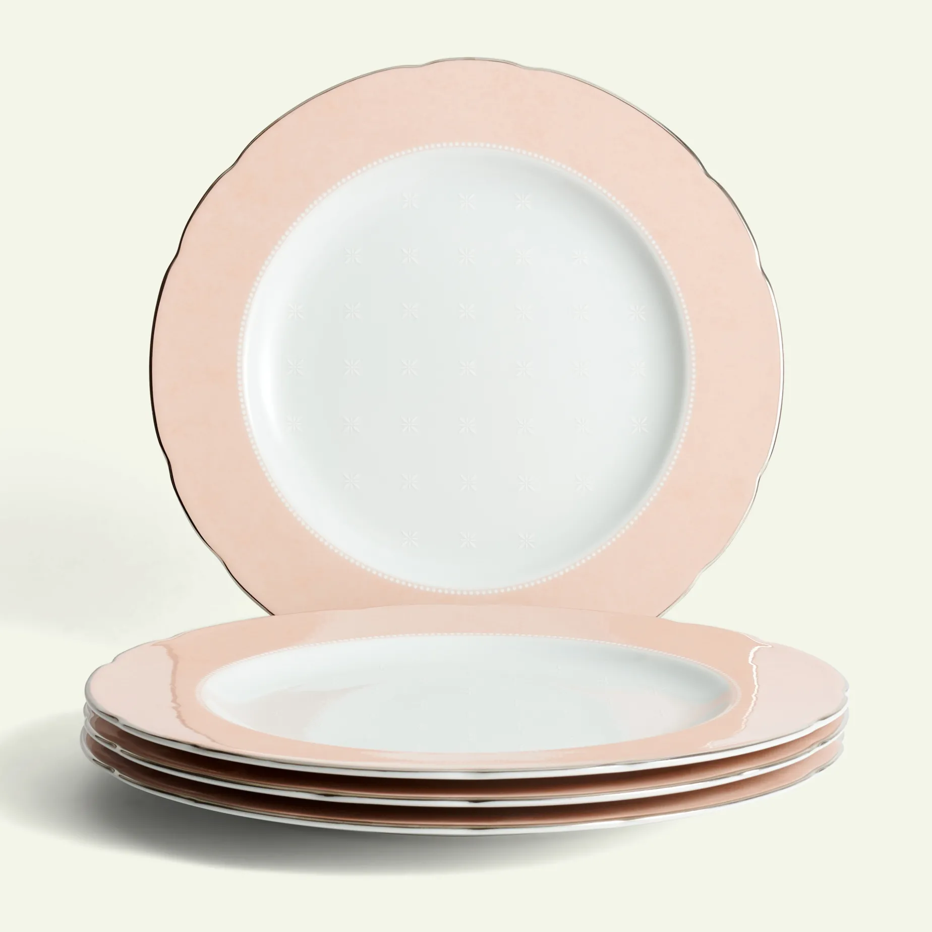 Moments dekketallerken rosa 32 cm 4-pk Fyrklövern