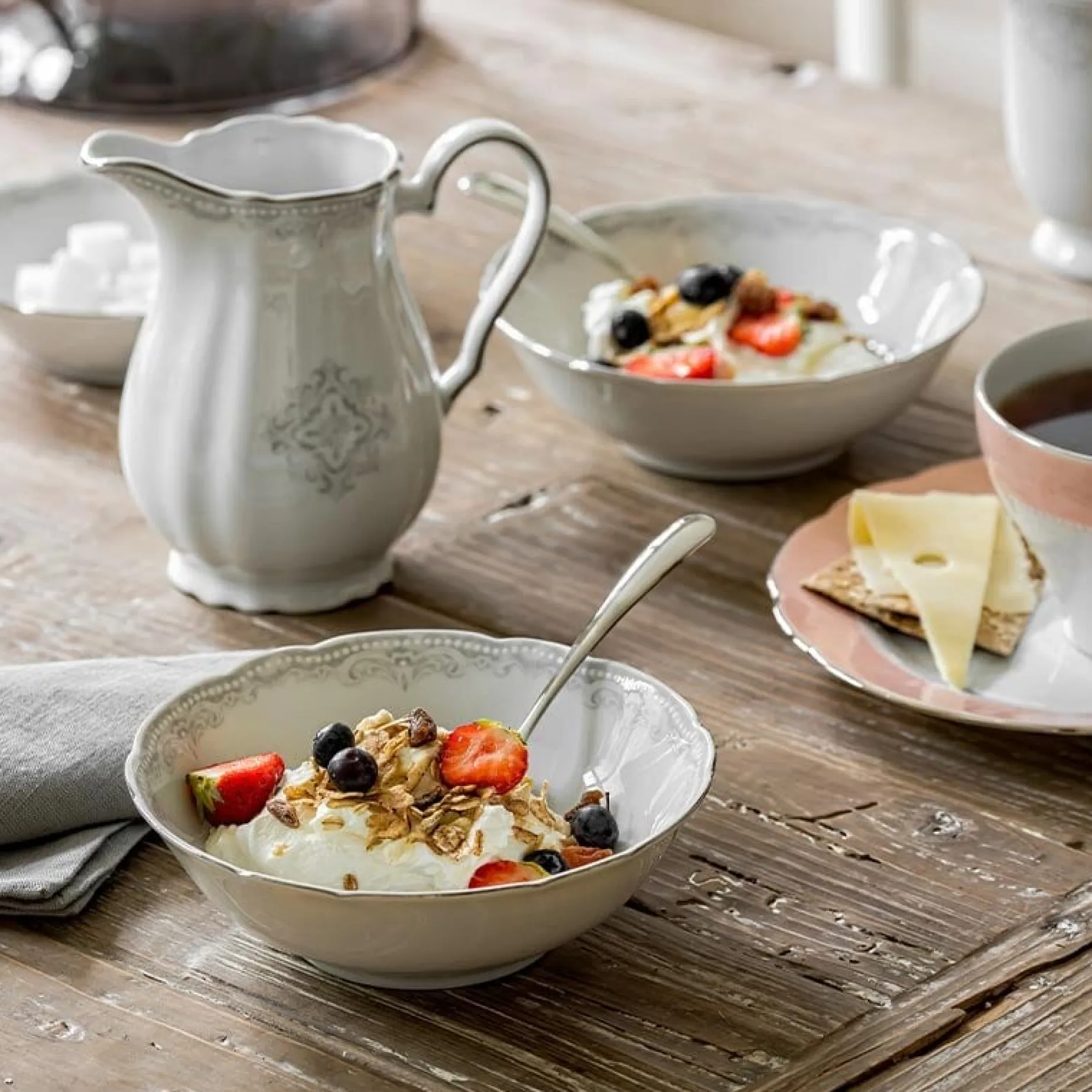 Moments frokostsett i 12 deler Fyrklövern