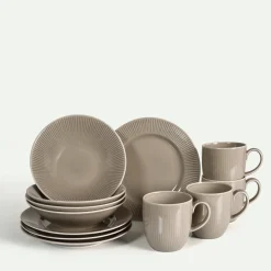 Nordic Dawn frokostsett i 12 deler, Bark Fyrklövern