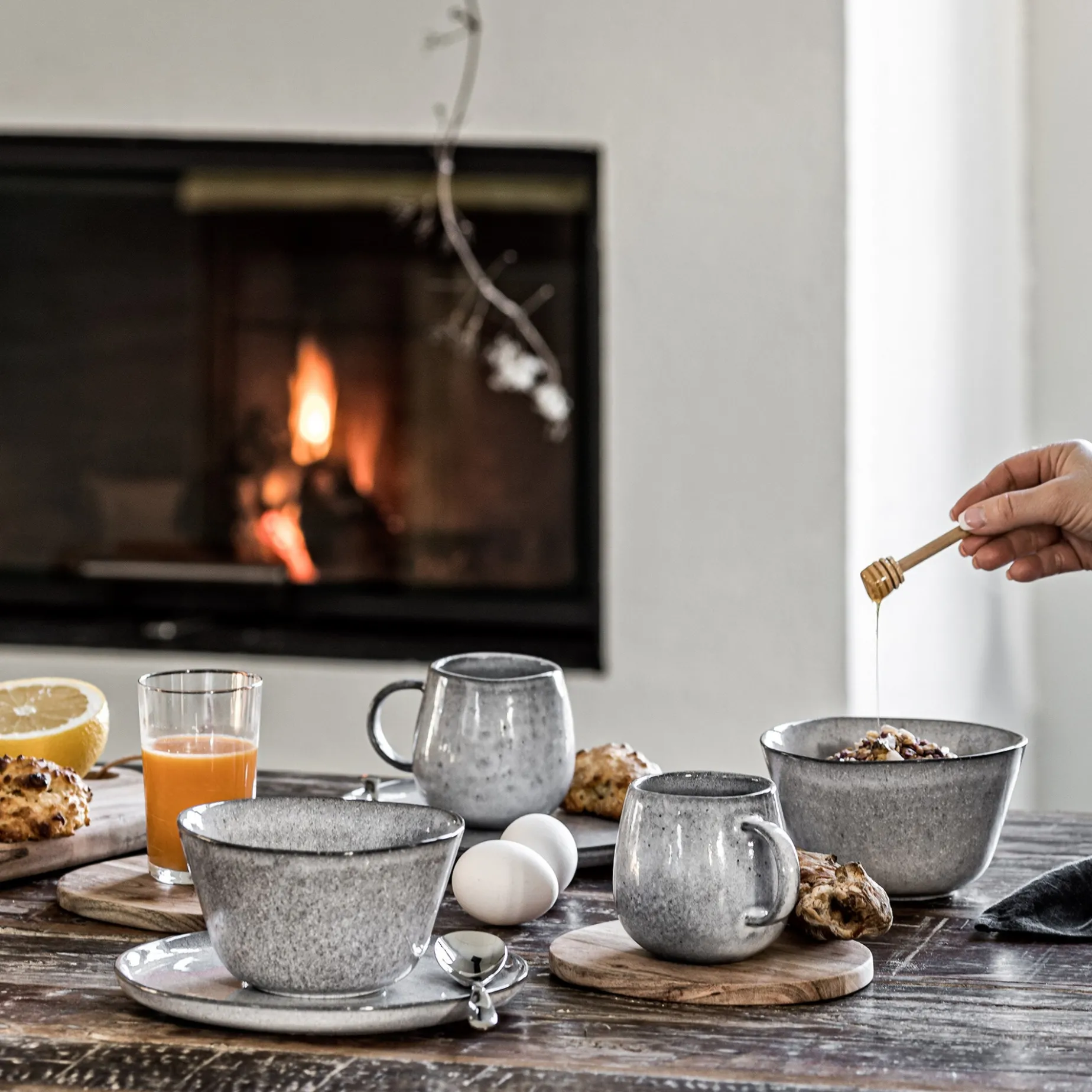 Pepper frokostsett i 12 deler Fyrklövern