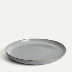 Pepper serveringsfat med gullkant 36 cm Fyrklövern