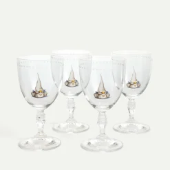 Åsas Jul Hvit vinglass 28 cl 4-pk Fyrklövern