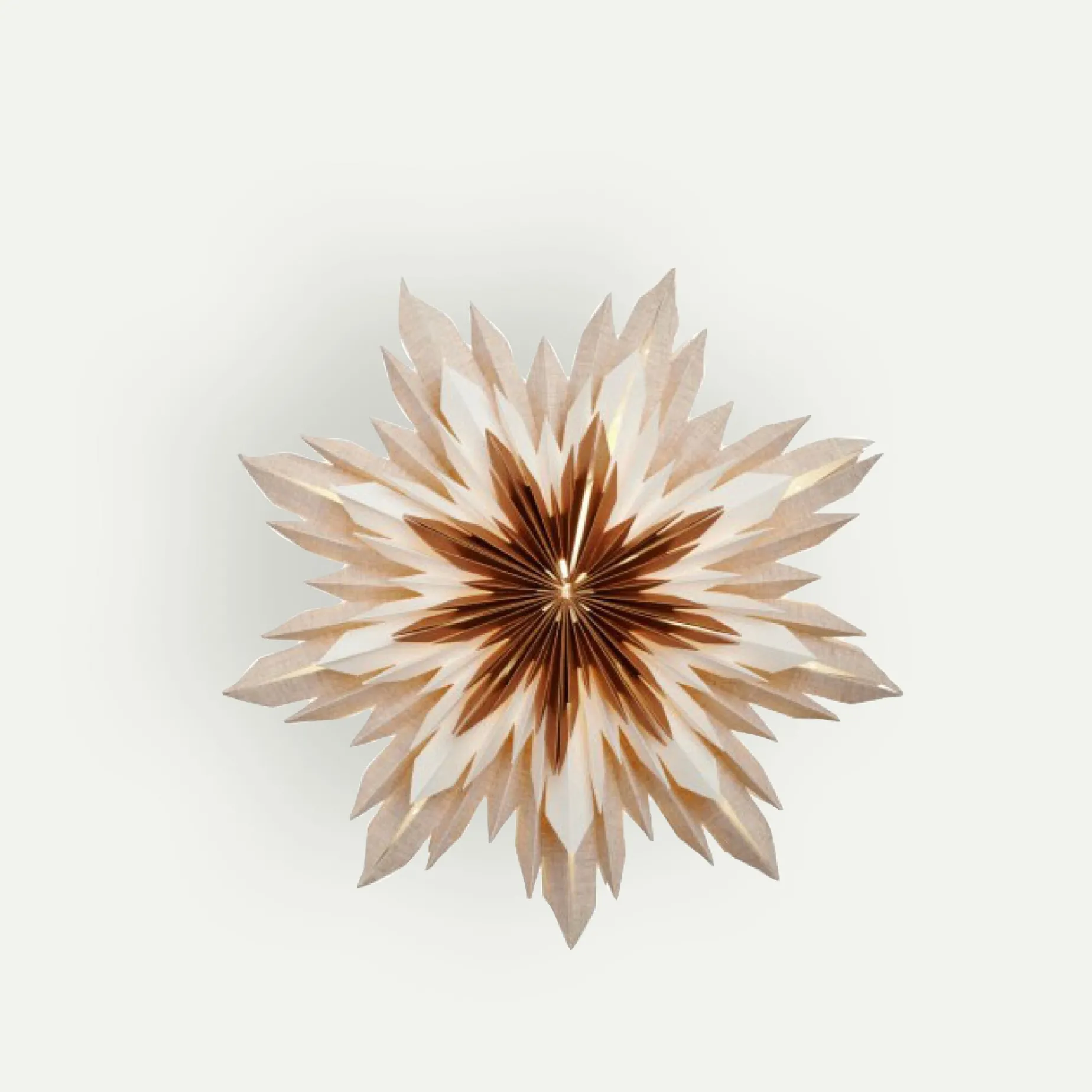Watt & Veke Marta adventsstjerne 60 cm, Brown Fyrklövern
