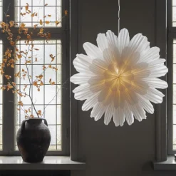 Watt & Veke Snöblomma adventsstjerne 68 cm Fyrklövern