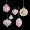 Winterglow juletrekuler beige, rosa, 24-pk Fyrklövern